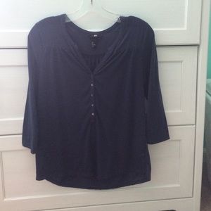 H&M Navy Blouse