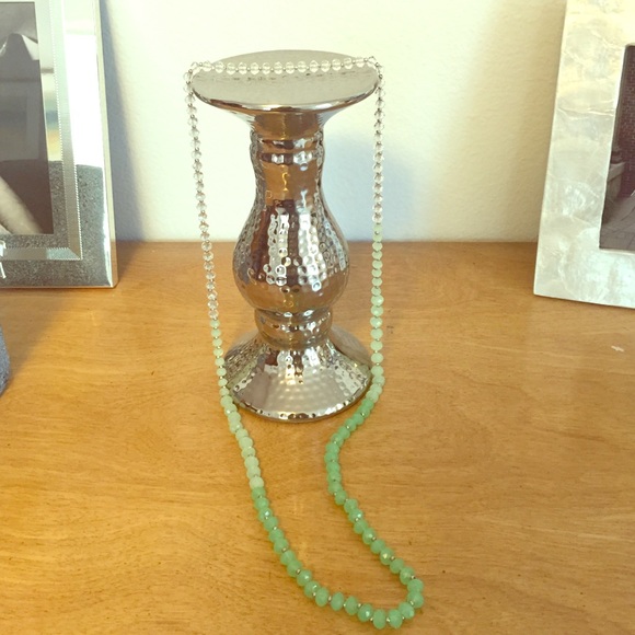 Ombré jade beaded necklace