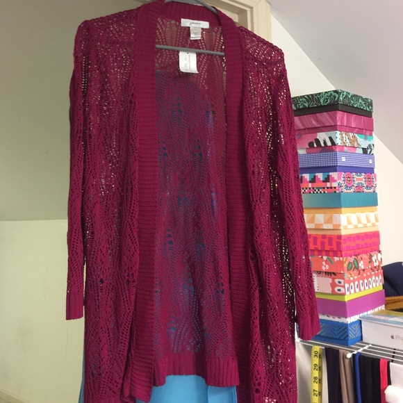 Crochet cardi