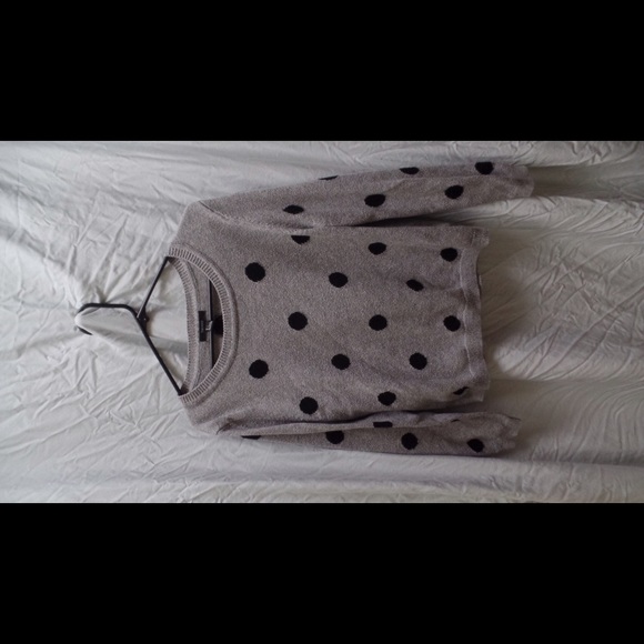 Black pokadot sweater