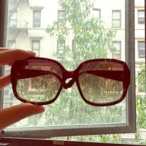 Rectangular brown sunnies from Marc by Marc Jacobs