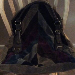 Suede purse