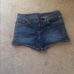 Denim shorts