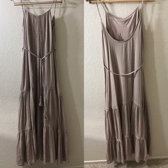 LAST 1! Mocha Open Back Maxi Dress - Picture 4 of 4