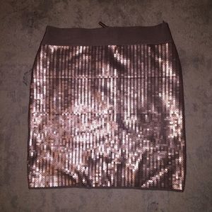Mini sequin skirt