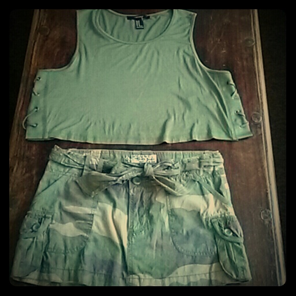 Camouflage skirt