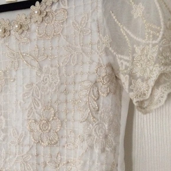 Cream top - Picture 3 of 4