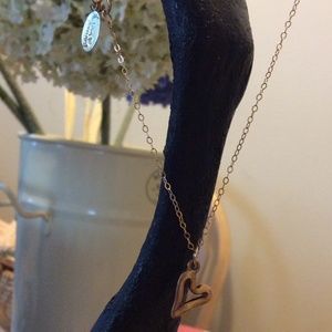 Gold Lisa Leonard Open Heart Necklace