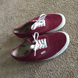 Maroon Vans