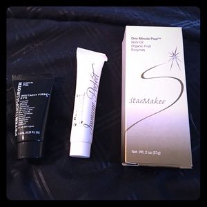 Facial peel, moisturizer & eye firm cream