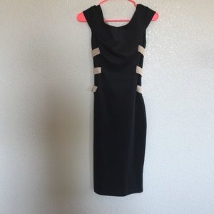 Cute Black and Tan dress never worn