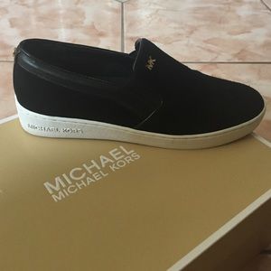 REDUCED!!!!Michael Kors Keaton Slip On-Black Suede