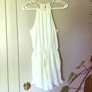 White Hollister Romper