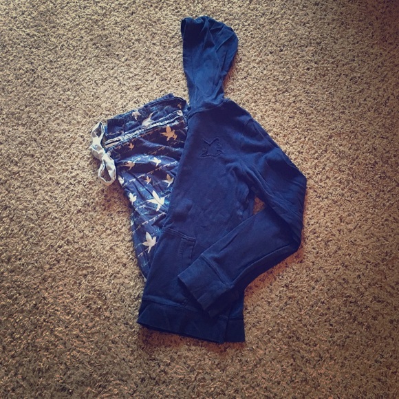 aerie Other - Aeire PJ Pants and Matching Hoodie