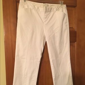 Banana Republic white summer pants