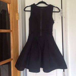 Black Fit and Flare Dress