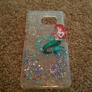 S6 edge Ariel glitter phone case