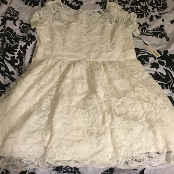 Ivory lace dress