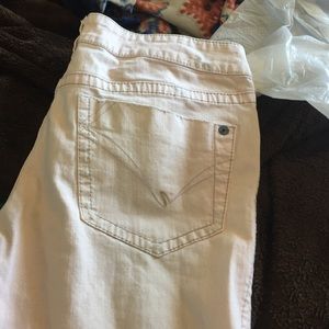 Silver Light Pink Capris