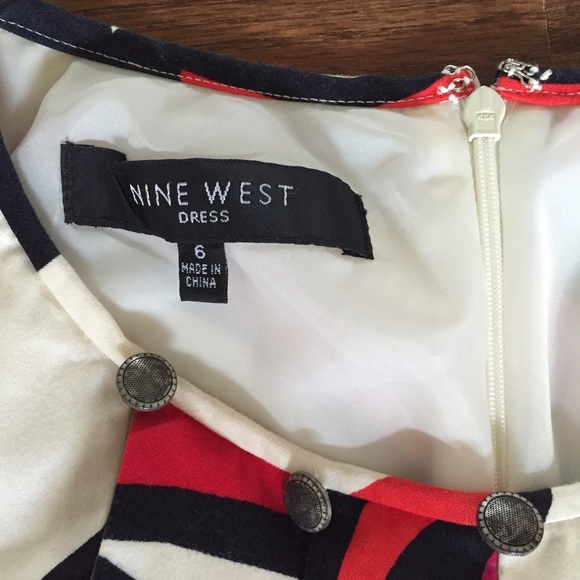 Nine West pink and red dress - Picture 2 of 3