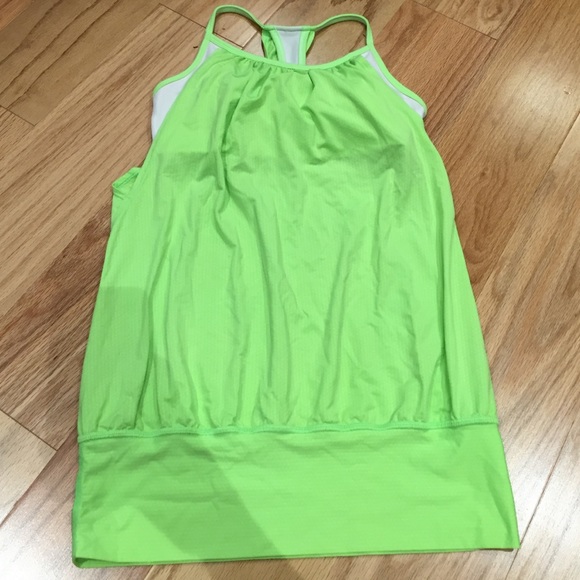 lululemon athletica Tops - Lululemon no limits lime green tank top 4