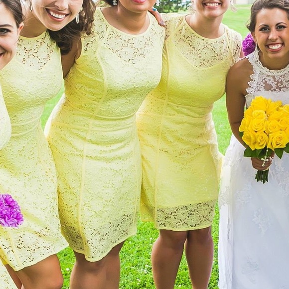 Beautiful pale yellow dress, worn only once! - Picture 2 of 4