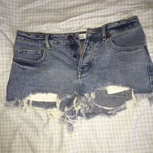 Jean shorts