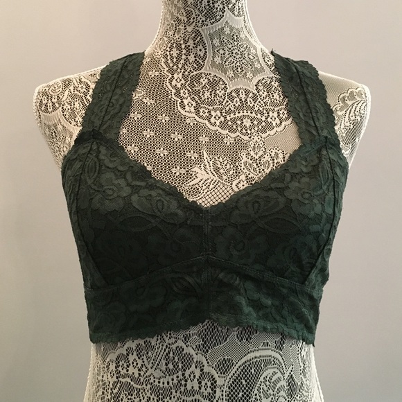 Free People Gallon Lace Racerback Bralette