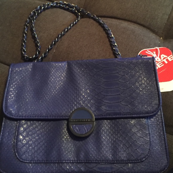 Kirna Zabete for target snakeskin crossbody bag.