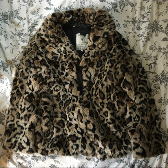Guess Faux For Coat