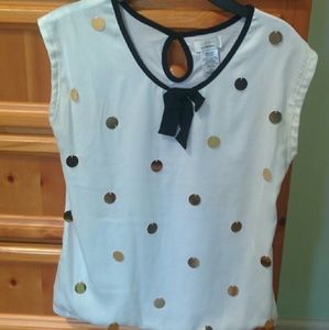 Polka dotted tee shirt