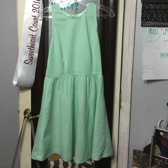 Mint green cute dress