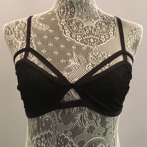 UO silence + noise strappy lace bralette