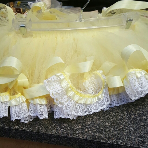 Custom ribbon/lace trimm tutu