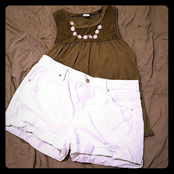 White Shorts