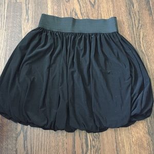 Black flowy skirt