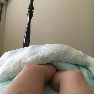 Women's gray/white striped tank