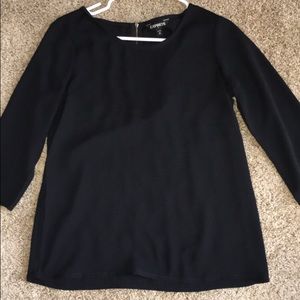 3/4 sleeve pull over blouse from express.