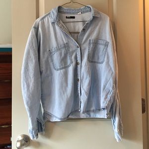 Jean button up