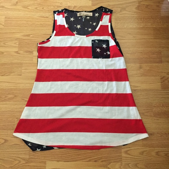 🔴SOLD🔴 Patriotic Stars and Stripes Tank