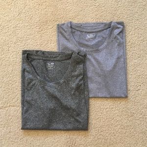 Lot of two Champion short sleeve workout shirts