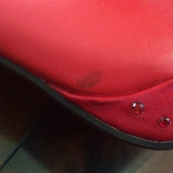 Red Rhinestone Booties - Picture 4 of 4