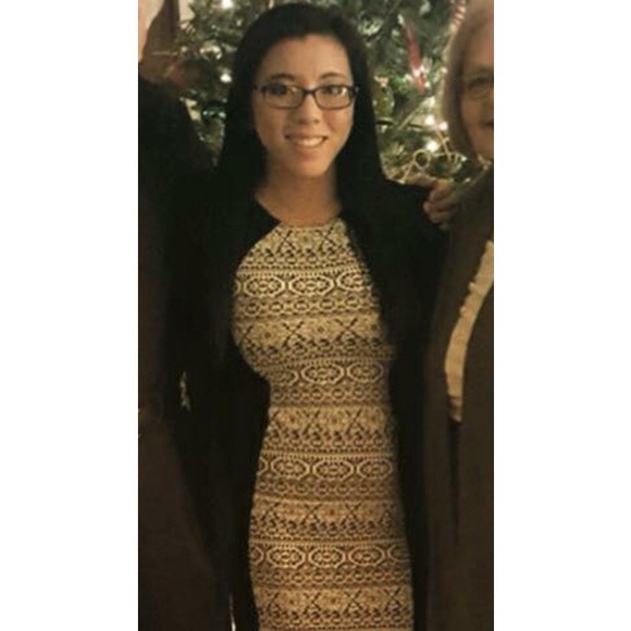 Black and white tribal dress