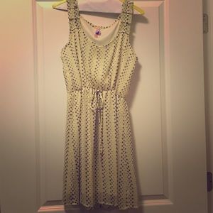 Chiffon dress polka dot size small