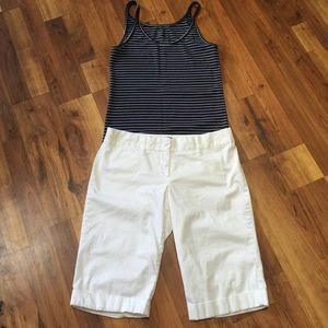 Bermuda shorts & cotton tank