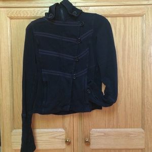 Lululemon HTF black admiral military style jacket