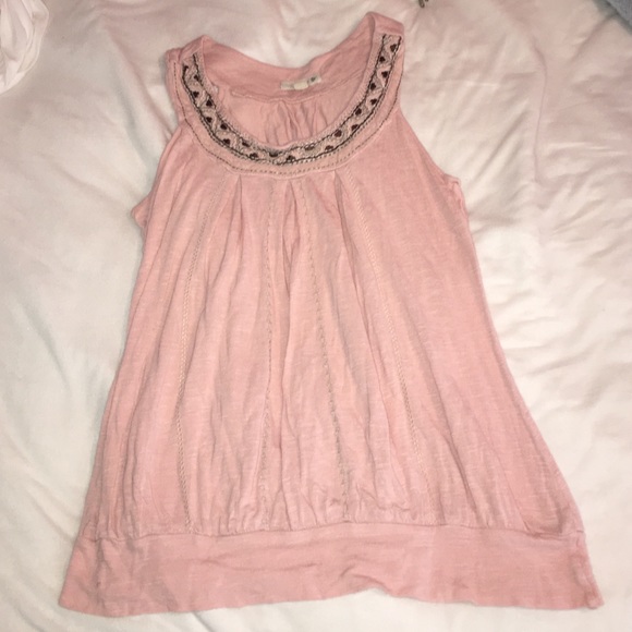 Pink summer blouse