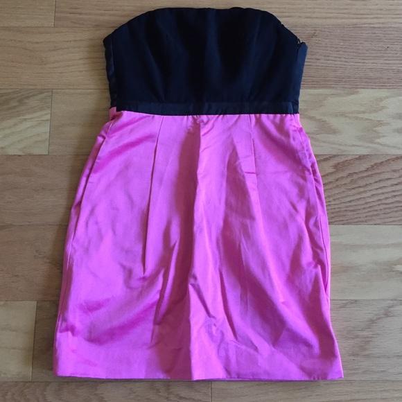 Worn once ! BCBG Maxazria  Perfect prom pink dress
