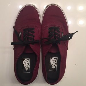 Maroon Vans