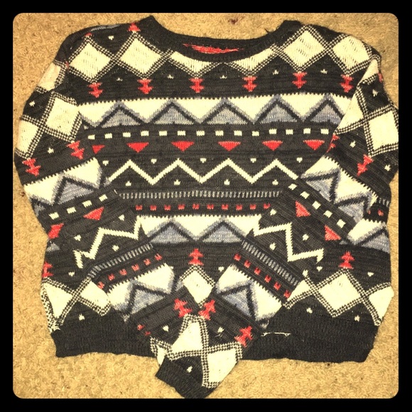 Hollister crop top sweater